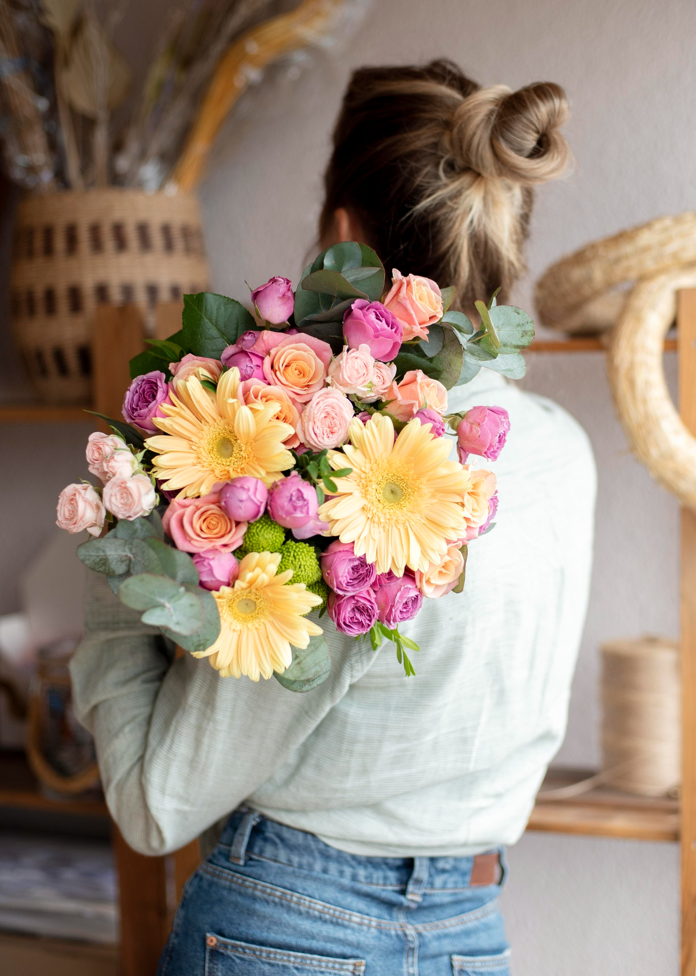 Bouquet jaune/rose Bouquet jaune/rose